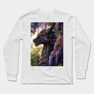 Wisteria Dragon Long Sleeve T-Shirt